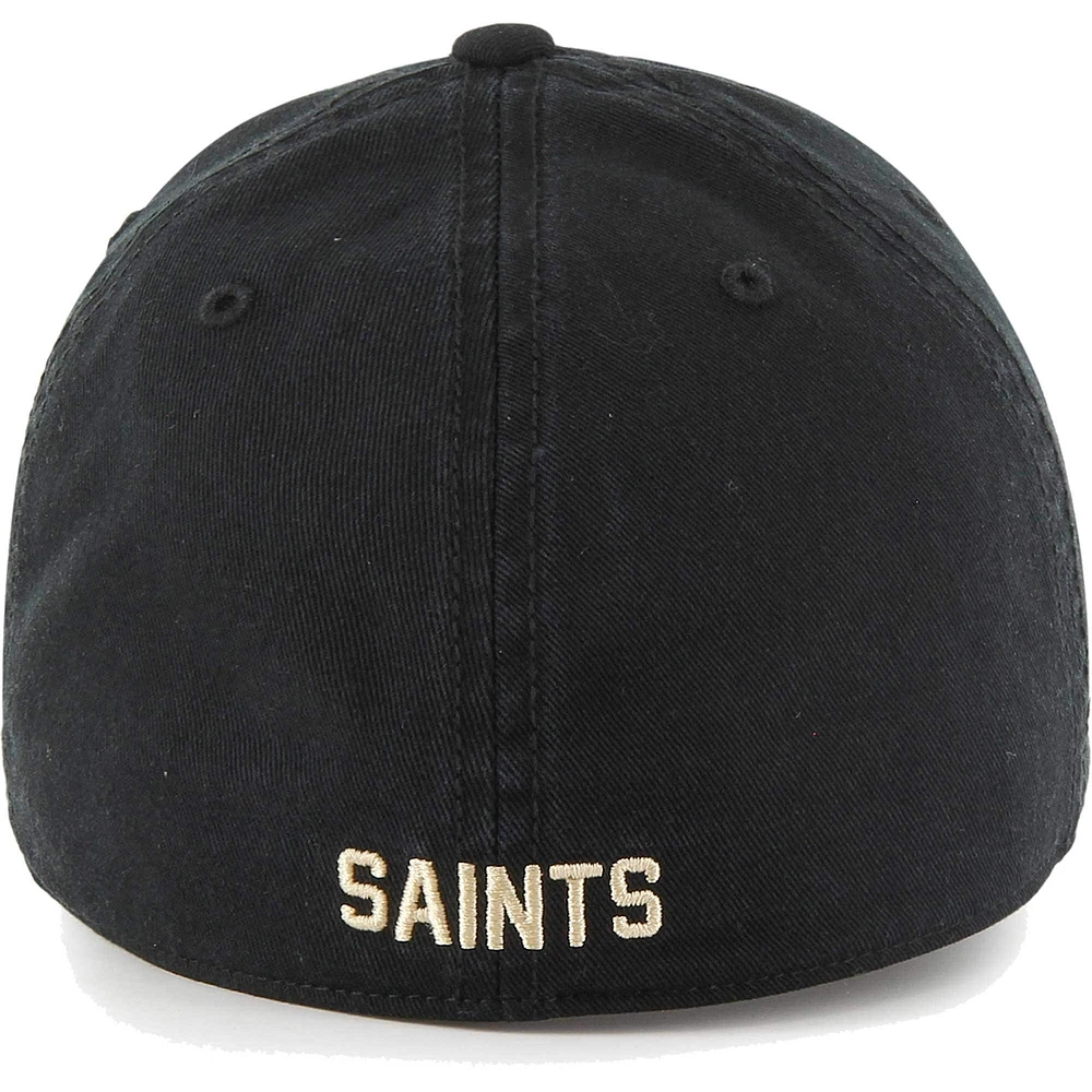 Casquette ajustée New Orleans Saints Gridiron Classics Franchise Legacy '47 noire pour homme