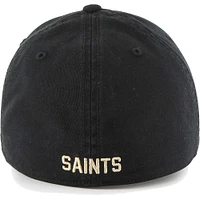 Men's '47 Black New Orleans Saints Gridiron Classics Franchise Legacy Fitted Hat