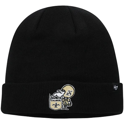 Men's '47 Black New Orleans Saints Legacy Cuffed Knit Hat