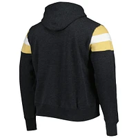 Men's '47 Black New Orleans Saints Legacy Premier Nico Pullover Hoodie