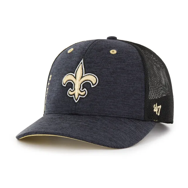 Men's '47 Heathered Gray/Black New Orleans Saints Motivator Flex Hat