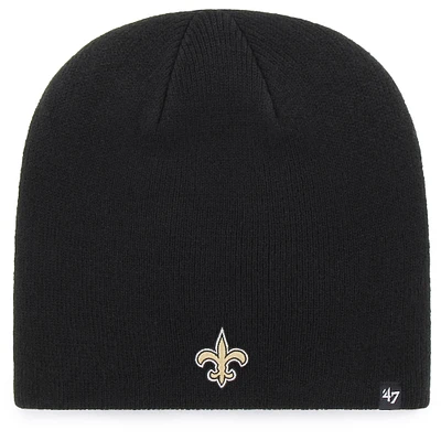 Men's '47 Black New Orleans Saints Primary Logo Knit Beanie