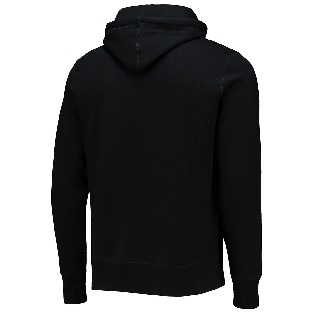 Chandail à capuchon pour homme '47 Black New Orleans Saints Varsity Arch Throwback