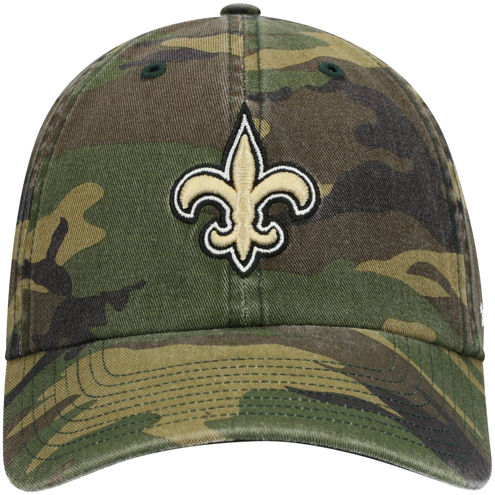 Casquette réglable '47 Camo New Orleans Saints Woodland Clean Up pour homme