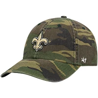 Casquette réglable '47 Camo New Orleans Saints Woodland Clean Up pour homme