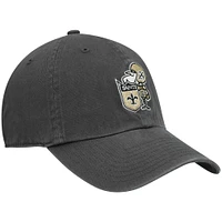 Men's '47 Charcoal New Orleans Saints Clean Up Legacy Adjustable Hat