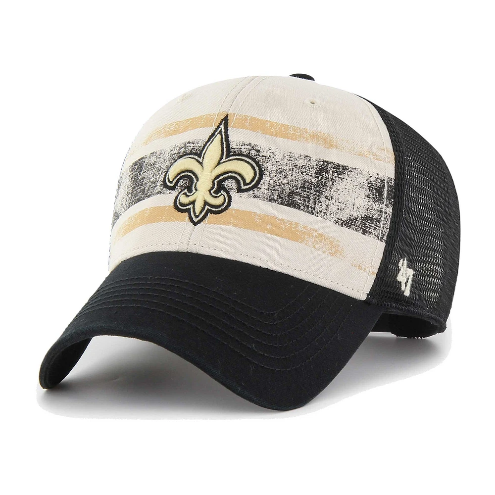 Casquette réglable '47 New Orleans Saints Breakout MVP Trucker crème pour homme