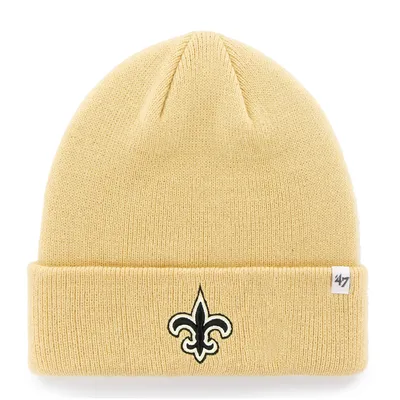 Bonnet en tricot basique à revers New Orleans Saints '47 Gold pour homme