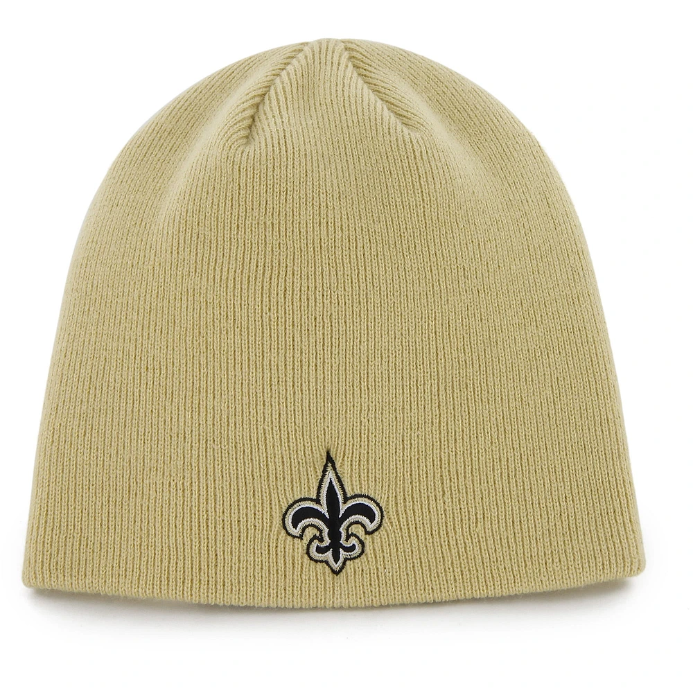 Bonnet en tricot avec logo secondaire New Orleans Saints '47 Gold pour hommes