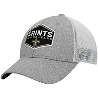 Casquette '47 New Orleans Saints Hitch Contender Flex pour homme, gris/blanc