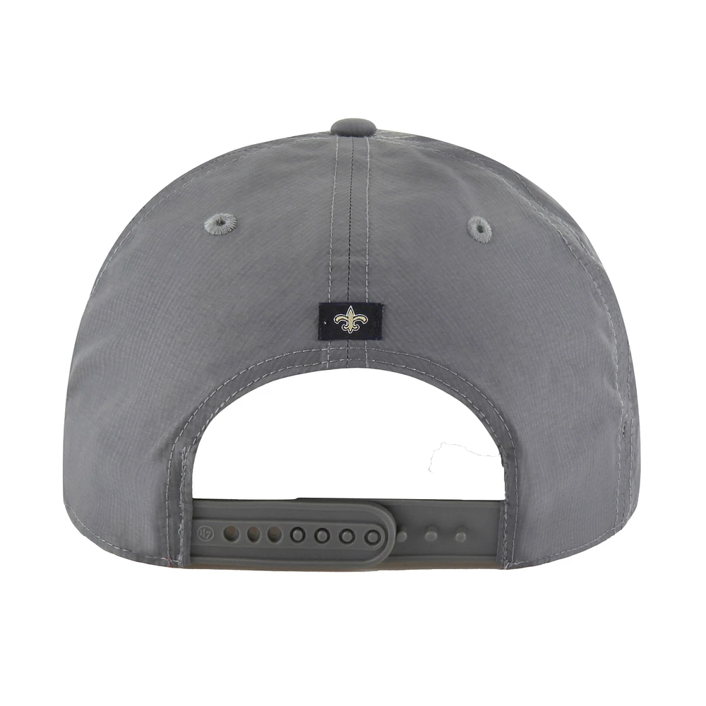 Casquette ajustable grise New Orleans Saints Suburbia Hitch pour homme, modèle 1947