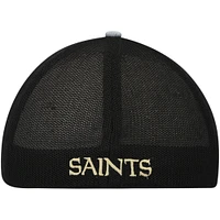 Men's '47 Heathered Gray/Black New Orleans Saints Motivator Flex Hat