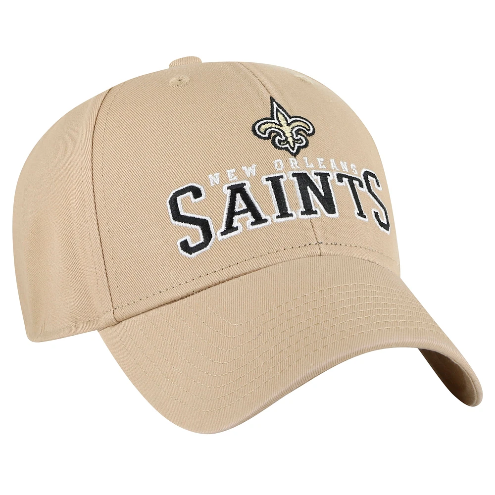 Men's '47 Khaki New Orleans Saints Powell MVP Adjustable Hat