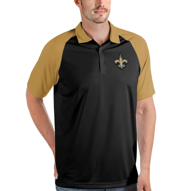 Lids New Orleans Saints Antigua Deliver Button-Down Polo - Gray