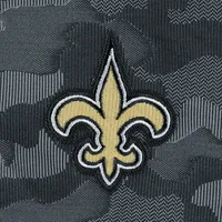 Sweat-shirt noir à fermeture éclair quart de tour pour homme la Brigade des Saints Nouvelle-Orléans