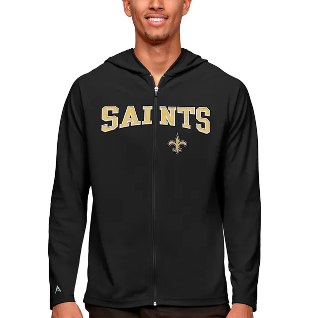 Lids New Orleans Saints Nike Sideline Lockup Performance Long Sleeve T-Shirt  - Black