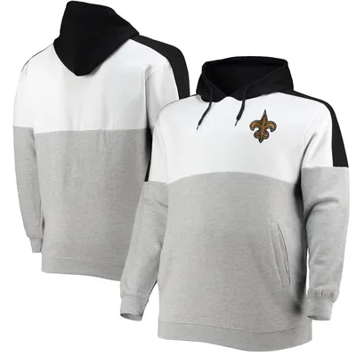 Men's Nike Heathered Gray New Orleans Saints Rewind Club Fleece Pullover Hoodie