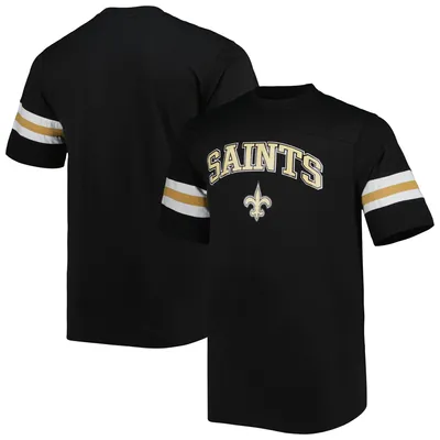 Men's Mitchell & Ness Black New Orleans Saints Camo Reflective Mesh T-Shirt