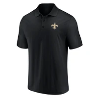 Men's Black New Orleans Saints Component Polo