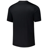 T-shirt rétro noir New Orleans Saints Stadium pour hommes