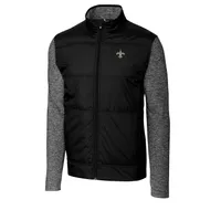 Lids New Orleans Saints Cutter & Buck Big Tall Stealth Quarter-Zip Pullover  Jacket - Heather Gray