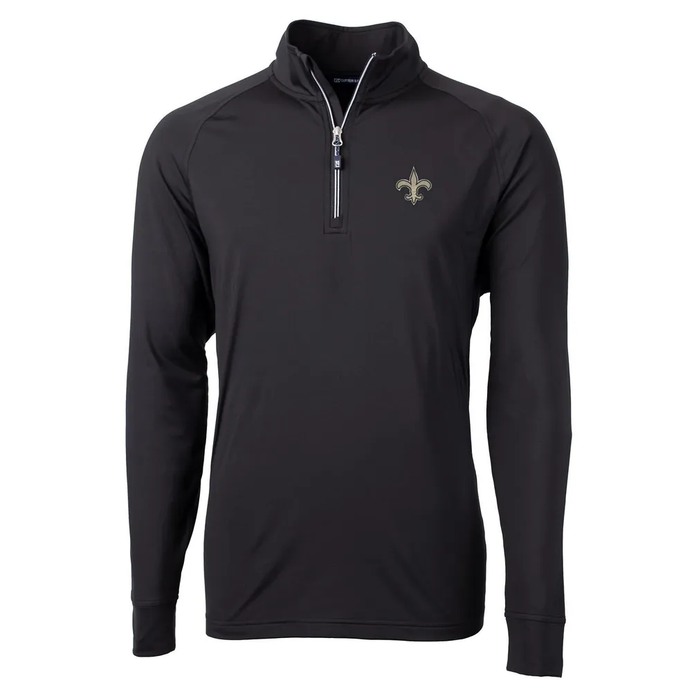 Lids New Orleans Saints Cutter & Buck Big Tall Adapt Eco Knit Quarter-Zip  Pullover Jacket - Black