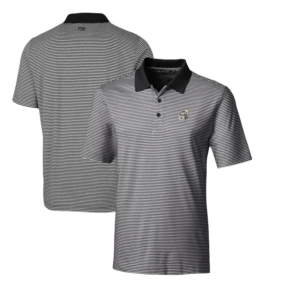 Lids New Orleans Saints Cutter & Buck Throwback Logo Forge Tonal Stripe  Stretch Polo