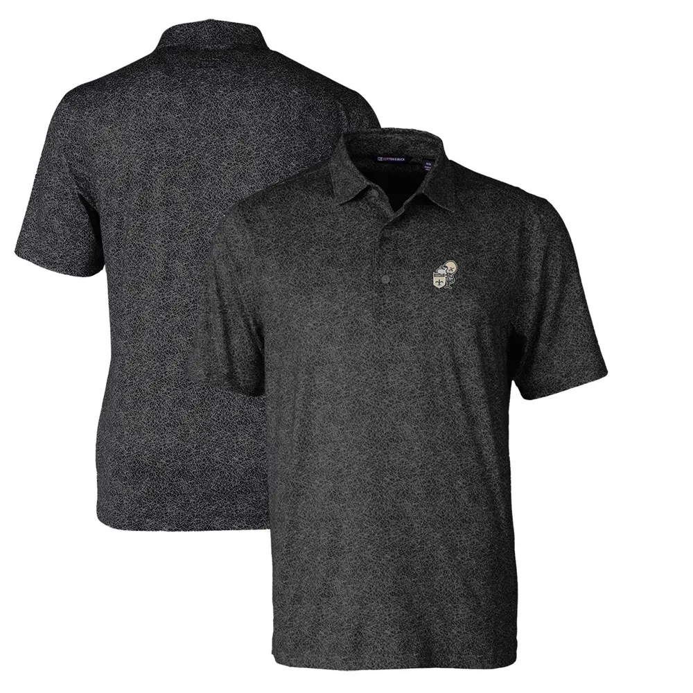 Lids New Orleans Saints Cutter & Buck Throwback Logo Pike Constellation  Stretch Polo