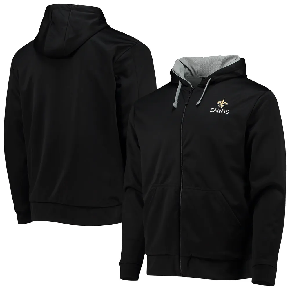 Men's Dunbrooke Gray/Black Miami Dolphins Apprentice Full-Zip Hoodie Size: Medium