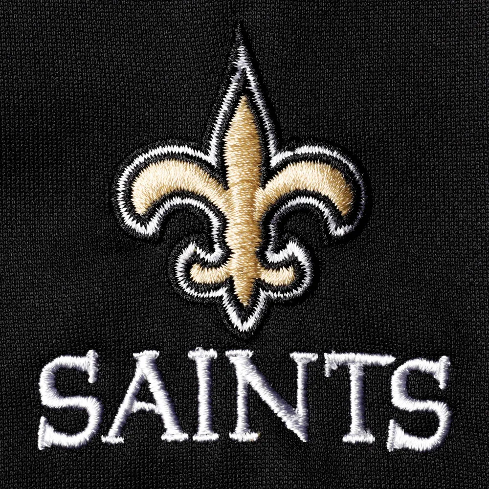 Men's Dunbrooke Black/Gray New Orleans Saints Apprentice Full-Zip Hoodie