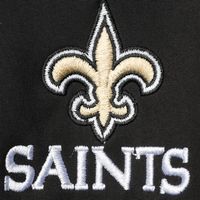 Men's Dunbrooke Black New Orleans Saints Big & Tall Sonoma Softshell Full-Zip Jacket