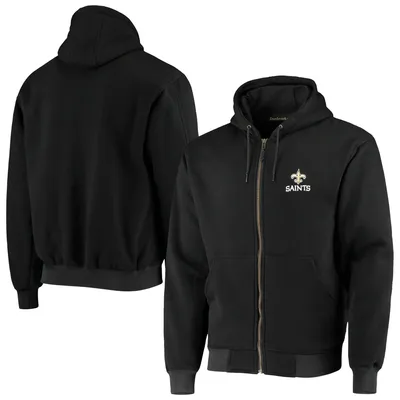 New Orleans Saints Dunbrooke Craftsman Thermal-Lined Full-Zip Hoodie - Black