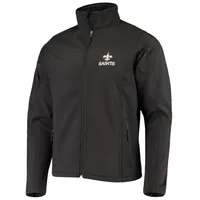 Men's Dunbrooke Black New Orleans Saints Sonoma Softshell Full-Zip Jacket