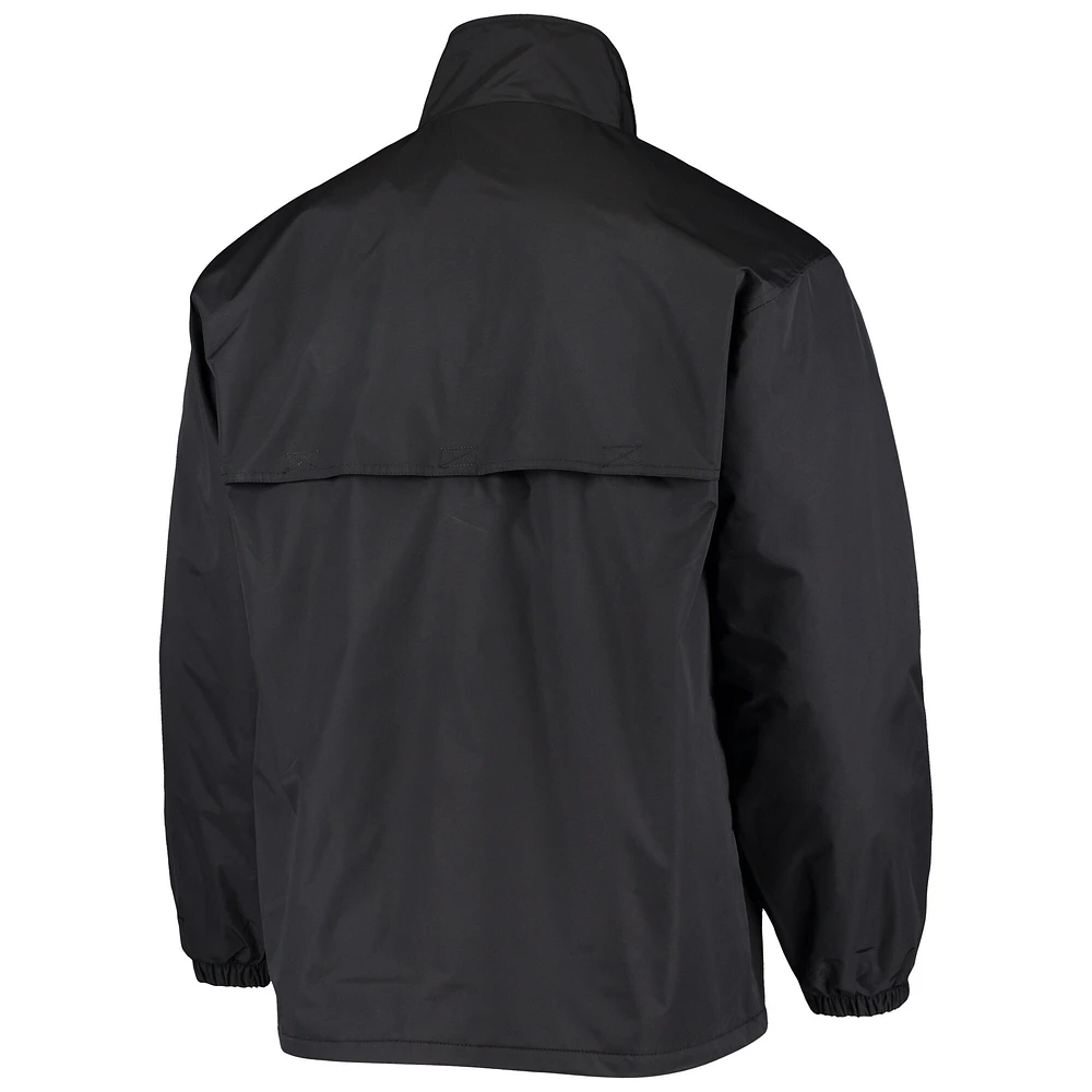 Men's Dunbrooke Black New Orleans Saints Triumph Fleece Full-Zip Jacket