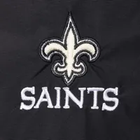 Men's Dunbrooke Black New Orleans Saints Triumph Fleece Full-Zip Jacket