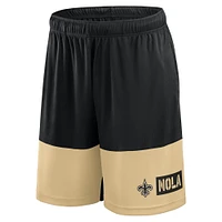 Men's Fanatics Black/Gold New Orleans Saints Big & Tall Best of the Performance Shorts