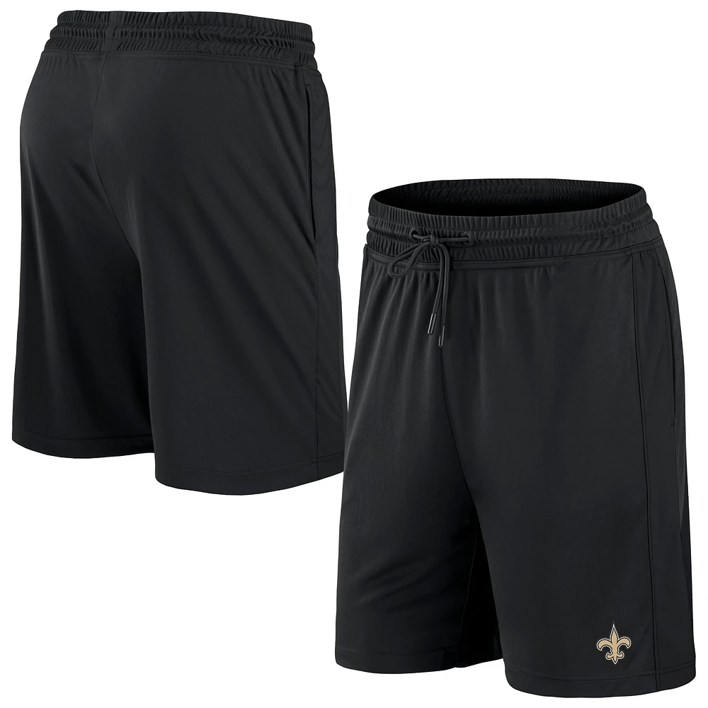 Fanatics pour hommes noirs New Orleans Saints Break It Loose - Short