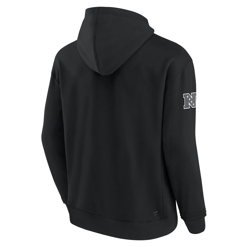 Men's Fanatics Black New Orleans Saints Elements Pace Pullover Hoodie