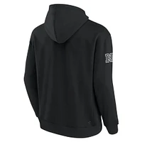 Men's Fanatics Black New Orleans Saints Elements Pace Pullover Hoodie