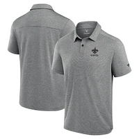 Men's Fanatics Black New Orleans Saints Front Office Tech Polo Shirt