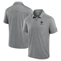 Polo technique noir Fanatics pour homme des New Orleans Saints