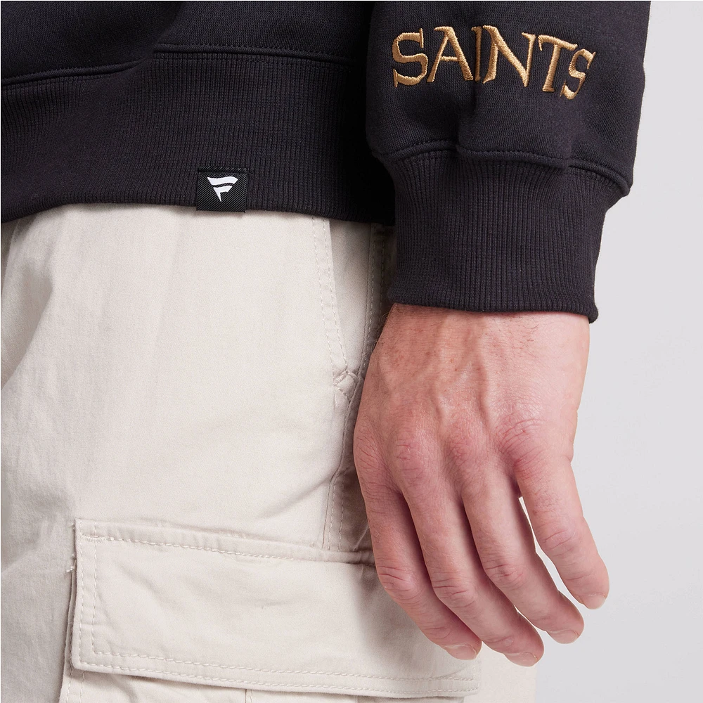 Men's Fanatics  Black New Orleans Saints Pylon Cam Legacy Pullover Hoodie
