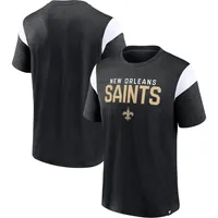 Fanatics Branded Women's Plus Size Black New Orleans Saints Primary Logo Long Sleeve T-Shirt - Black