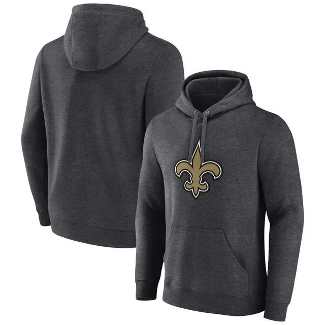 New Orleans Saints Nike Club Fleece Pullover Hoodie - Heathered Gray