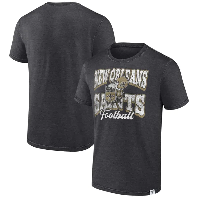 Men's Fanatics Branded Heather Charcoal New Orleans Saints Force Out T-Shirt