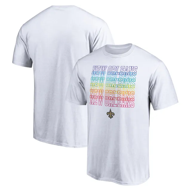 New Orleans Saints Fanatics Branded Colorblock T-Shirt - Black