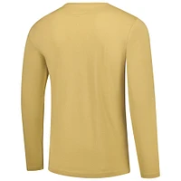 Men's Fanatics  Gold New Orleans Saints Long Sleeve T-Shirt