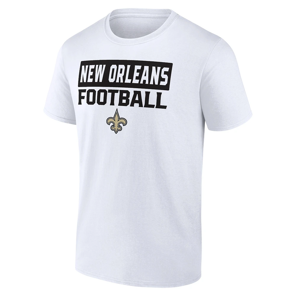 Pack combiné de t-shirts Fanatics New Orleans Saints Serve pour hommes