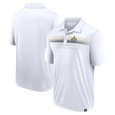 Men's Fanatics White New Orleans Saints Victory For Us Interlock Polo