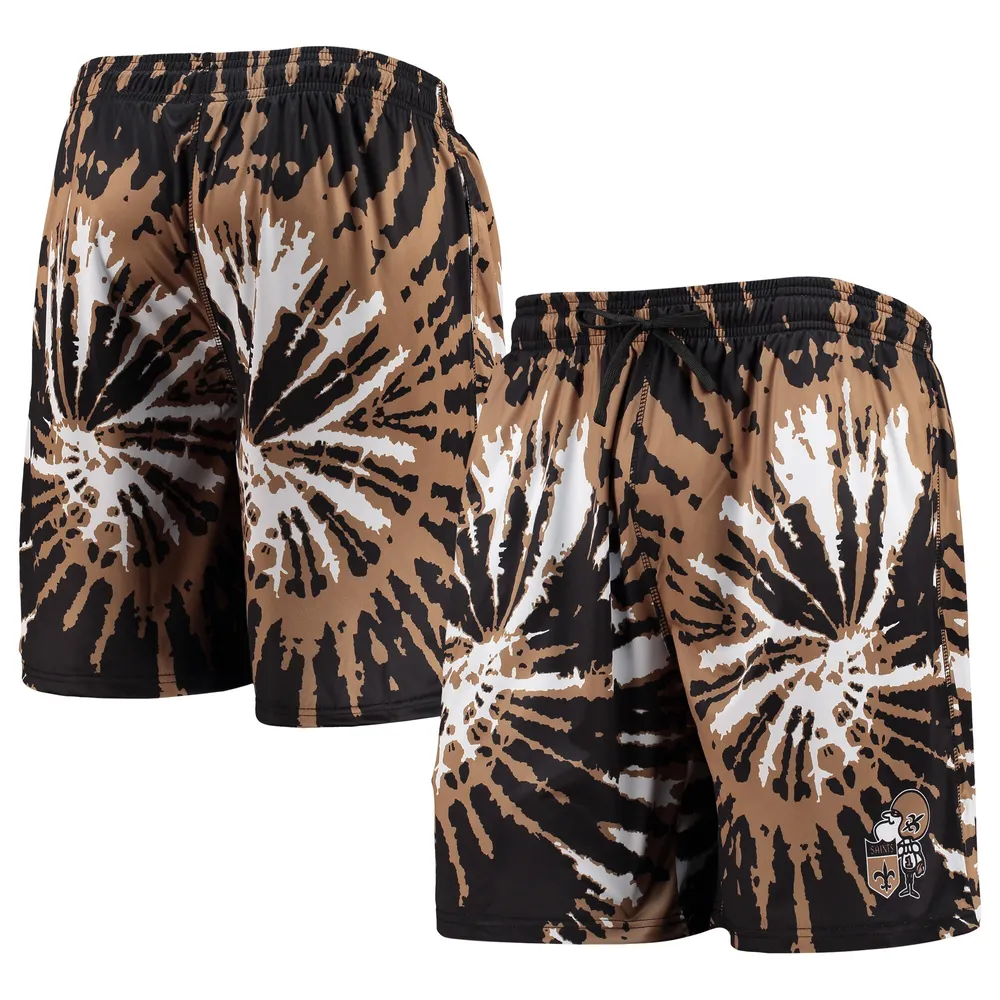 Lids New Orleans Saints FOCO Retro Static Mesh Lounge Shorts